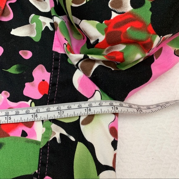 Insight New York Floral Cotton Abstract Blazer 8 - Picture 10 of 12